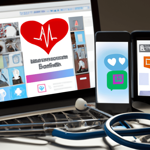 כיצד ליצור נוכחות מקוונת משכנעת עבור רופאים 1 3. צילום מסך של מדיה חברתית ופלטפורמות דיגיטליות שונות המשמשות רופאים.