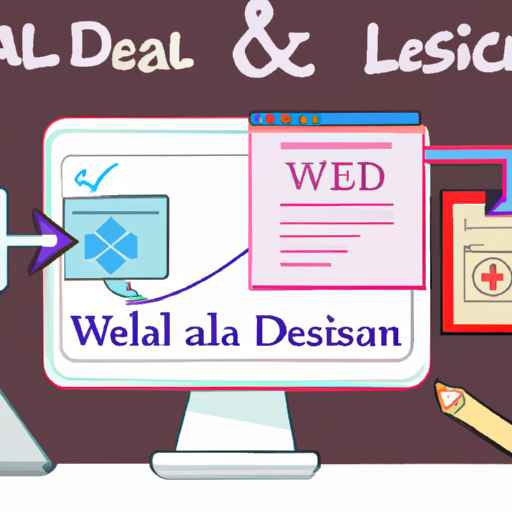 بناء مواقع للأطباء 2 صورة توضح التقاطع بين تصميم الموقع والقانون الطبي.